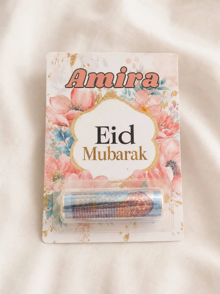 Carte Aïd Mubarak avec parfum